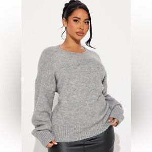 New Ribbed Pullover Swester